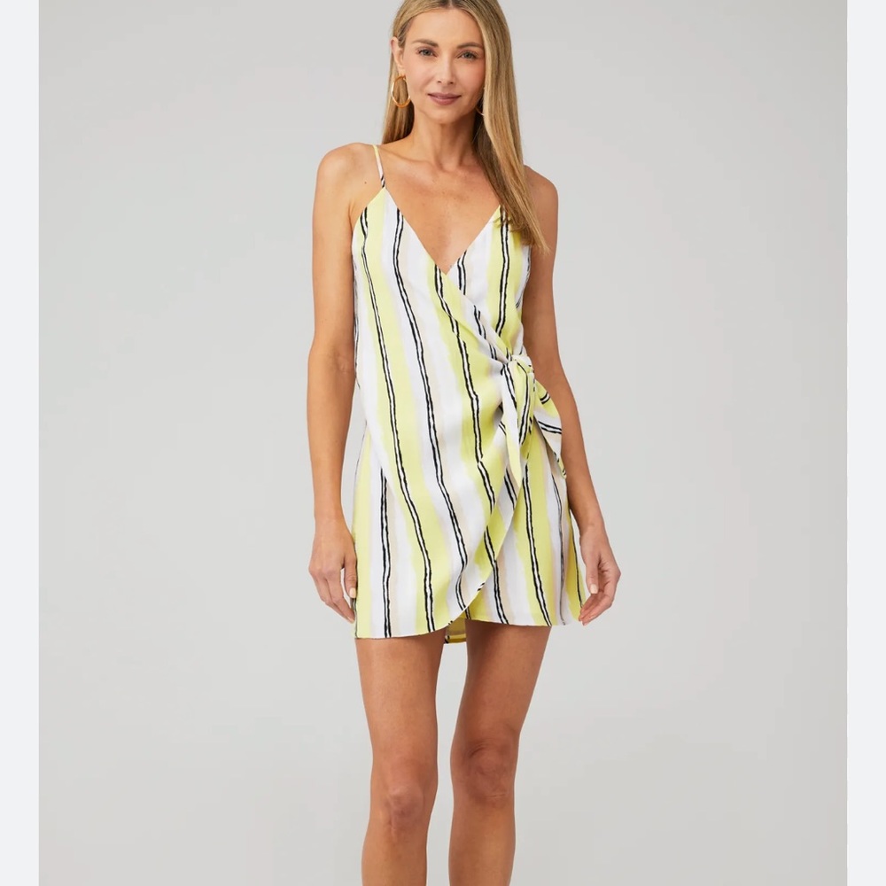 Cupcakes and Cashmere Rhea Dress in Lemon